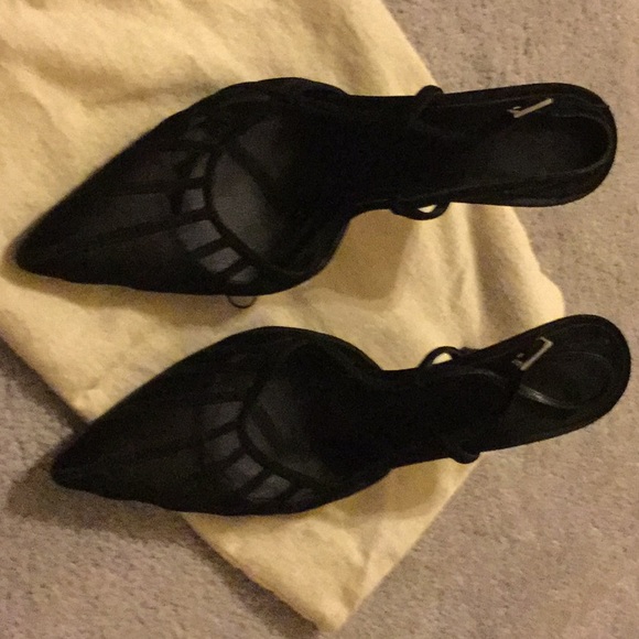 Calvin Klein black dressy fabric shoes - Picture 2 of 8